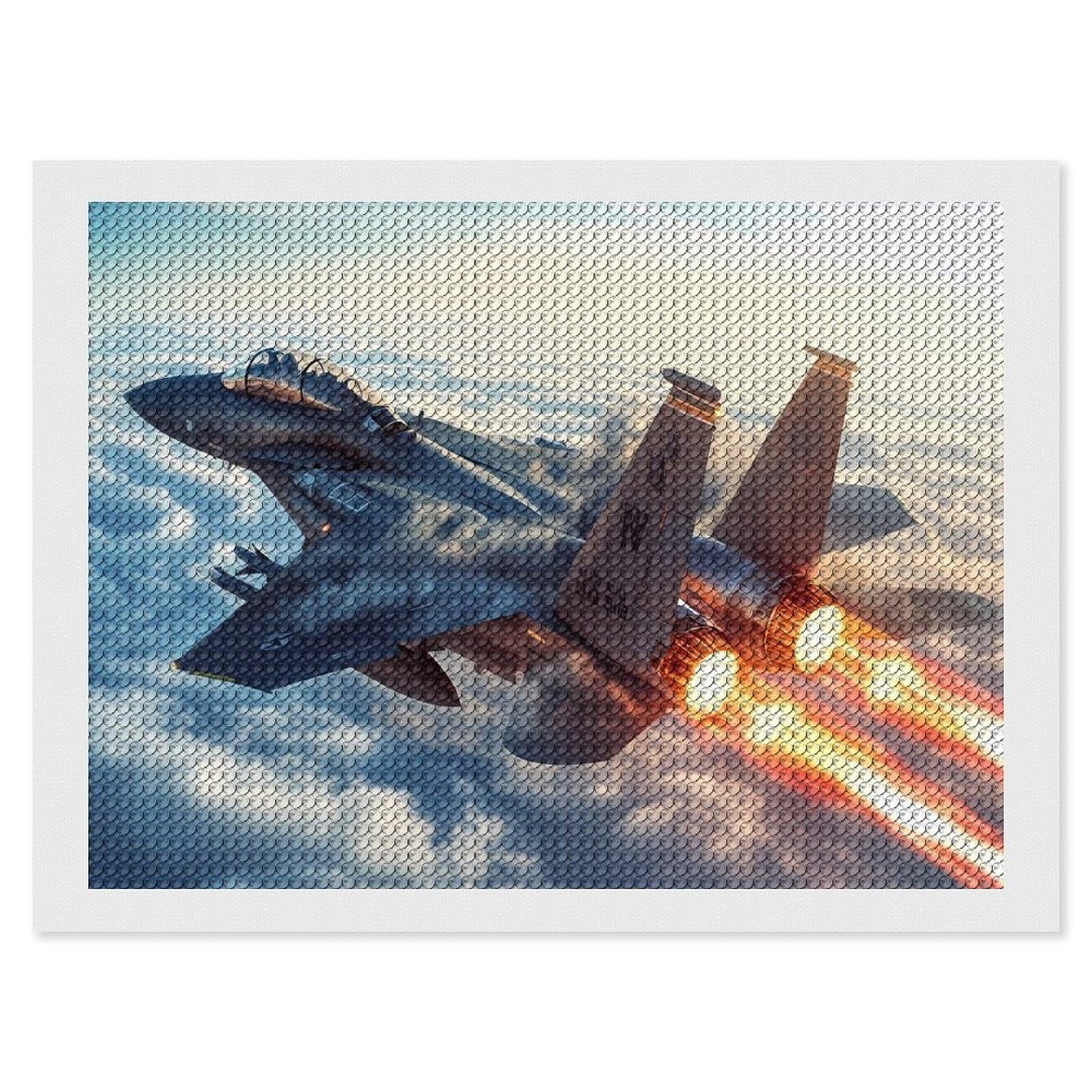 Amazon.com: Military F-15 Ea-gles Fighter Jet Aircraft Diamond